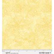 Serenity Yellow Cotton Quilt Back