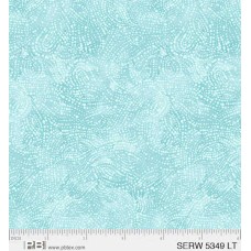 Serenity Light Turquoise Cotton Quilt Back