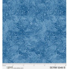 Serenity Blue Cotton Quilt Back