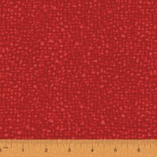 Bedrock Red Cotton Quilt Back