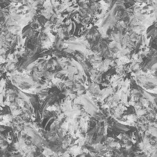 Paint Splash Smoke Gray Cotton Quilt Back