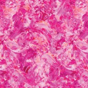 Paint Splash Hot Pink Cotton Quilt Back