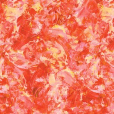 Paint Splash Sunset Cotton Quilt Back