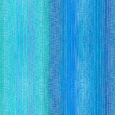 Ombre Light Turquoise Cotton Quilt Back