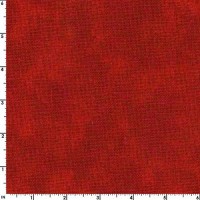 Textured Red Cotton Quilt Back