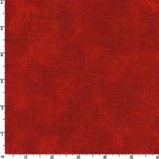Textured Red Cotton Quilt Back
