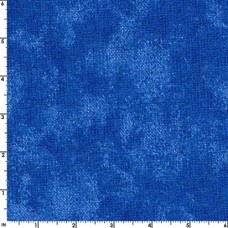 Textured Dark Blue Cotton Quilt Back