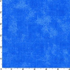 Textured Medium Blue Cotton Quilt Back