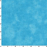 Textured Turquoise Cotton Quilt Back