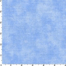 Textured Light Blue Cotton Quilt Back