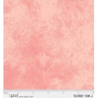 Textured Coral Cotton Quilt Back