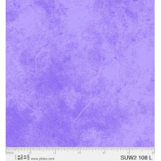 Textured Lavender Cotton Quilt Back