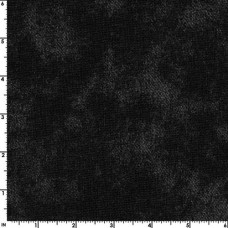 Textured Black Cotton Quilt Back