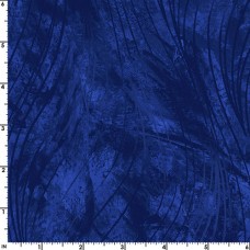 Go With the Flow Navy Cotton Quilt Back