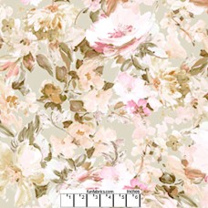 Amelia Bright Colors Watercolor Cotton Quilt Back