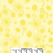 Sunflower Whisper Yellow 108 Cotton