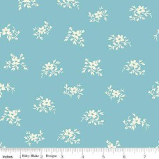 Peacock Perennial 108 Cotton Quilt Back