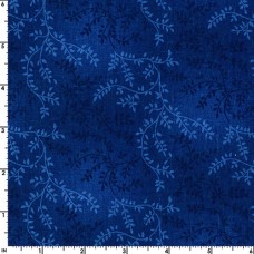 Chantille Navy Cotton Quilt Back