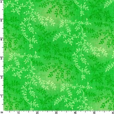 Chantille Green Cotton Quilt Back