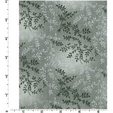 Chantille Gray Cotton Quilt Back