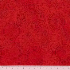 Radiance Red Cotton Quilt Back