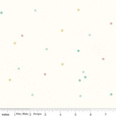 108" Quilt Back Fabric Dainty Daisy Pastel