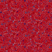 Star Spangled Red 108 Wide Cotton