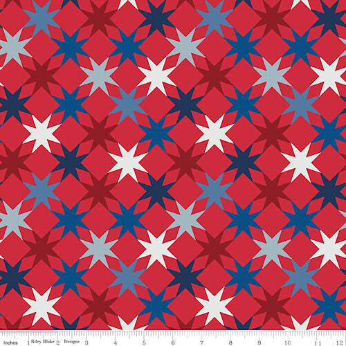  Quilted Cotton Knit Star Fabric by The Yard 145cm Wide MR Winky  Star : Everything Else