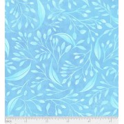Alessia Light Turquoise Cotton Quilt Back