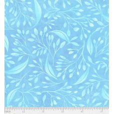 Alessia Light Turquoise Cotton Quilt Back