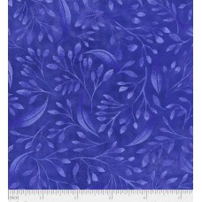 Alessia Blue Cotton Quilt Back
