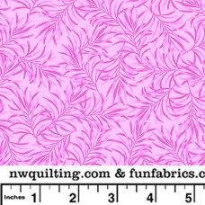 Pink Lavender Boughs Cotton Quilt Back
