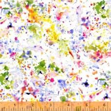 White Dropcloth Cotton Quilt Back