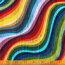 Terrain Wave Universe Cotton Quilt Back
