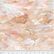 Fluidity Marble Tan 108 Wide Quilt Back