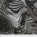 Fluidity Marble Black Gray 108 Wide Quilt Back