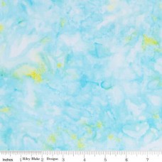 Turquoise Green Batik 107/108 Wide Quilt Back