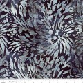 108" Quilt Back Batik Splatter Steel Sapphire