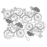 French Bike 01 Pattern