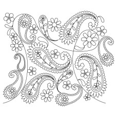 Paisley Flower Pano