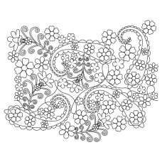 Paisley Flower Pano 3