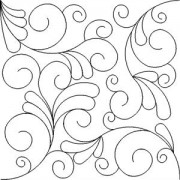 Swirls and Feathers 3 Pattern