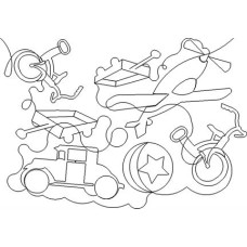 Boys Toys Pattern