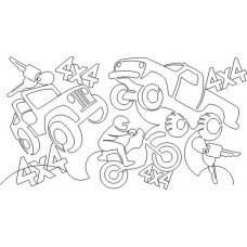 Big Boys Toys Pattern