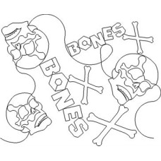 Skull and Bones Pattern