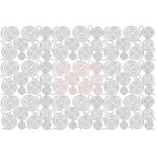 Straight Swirls Quilting Pattern