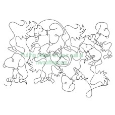 Beagles and Buddy Pattern