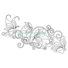 Butterfly Vine Pattern