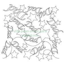Dad Stars Pattern