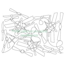Plane Propellers Pattern